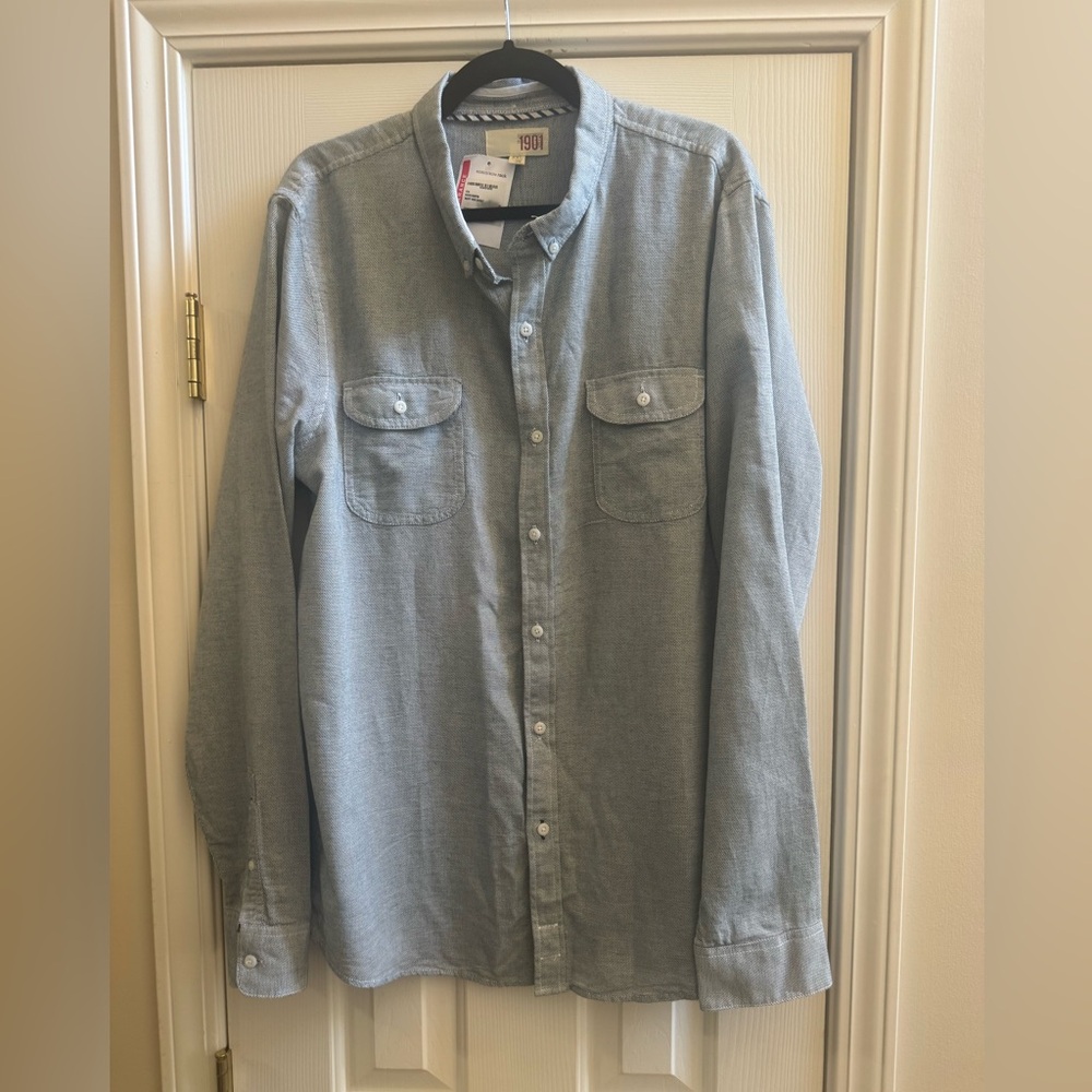 1901 100% Cotton Men’s Button-Up Shirt XXL
